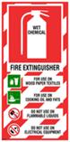 Wet Chemical Fire Extinguisher Blazon 